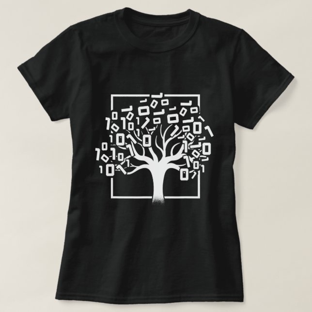 Camiseta Aplicación de programador de codificación de cienc (Diseño del anverso)