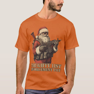 Camiseta Aplicación táctica de la lista de traviesos de San