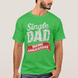Camiseta Aplicaciones de Padre Soltero Dadaking vintage