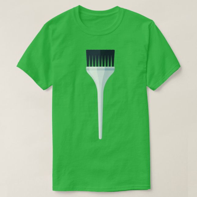 Camiseta Aplicador de tinta de pelo 2 (Diseño del anverso)