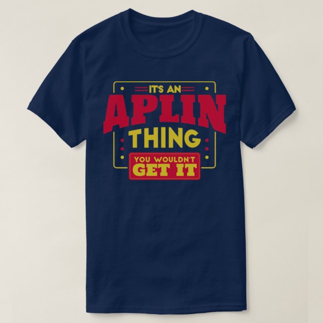 Camiseta Aplin (Diseño del anverso)