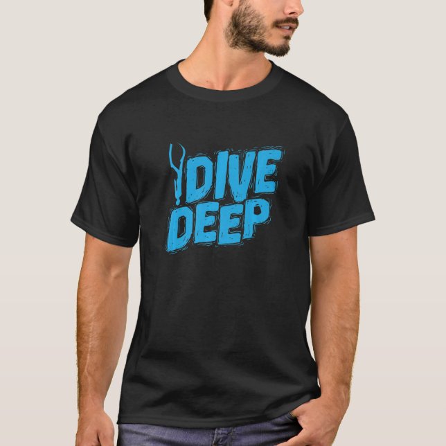 Camiseta Apnoea Diver Dive Profundo (Anverso)