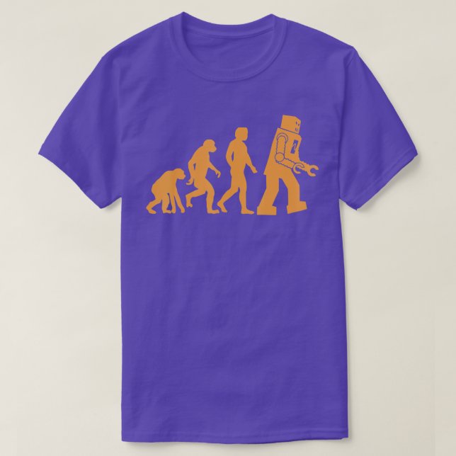 Camiseta Apo prehistórico al mono para el hombre a la evolu (Diseño del anverso)