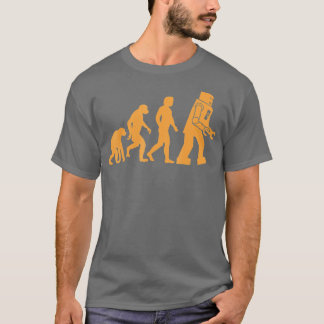Camiseta Apo prehistórico al mono para el hombre a la evolu