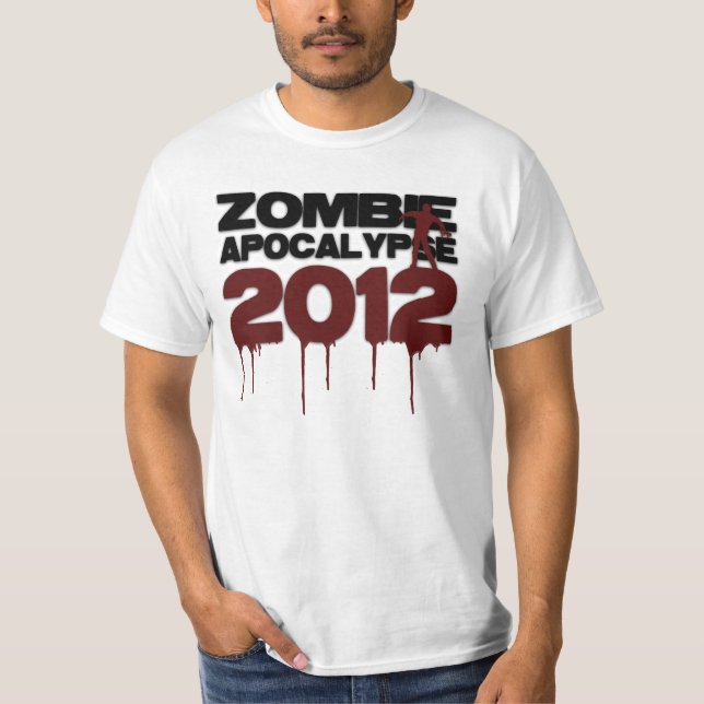 Camiseta Apocalipsis 2012 del zombi (Anverso)