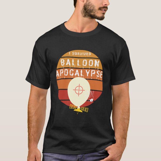 Camiseta Apocalipsis de globos Espía chino para fans detect (Anverso)
