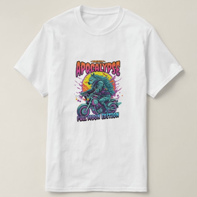 Camiseta Apocalipsis de hombre lobo (Diseño del anverso)