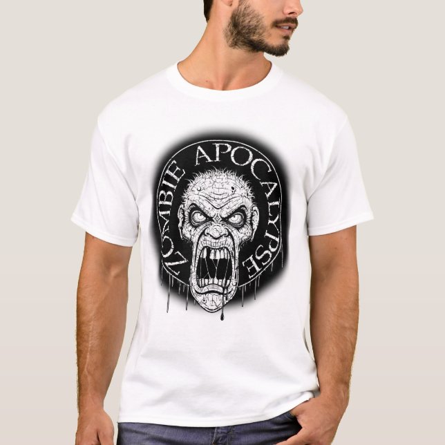 Camiseta Apocalipsis del zombi (Anverso)