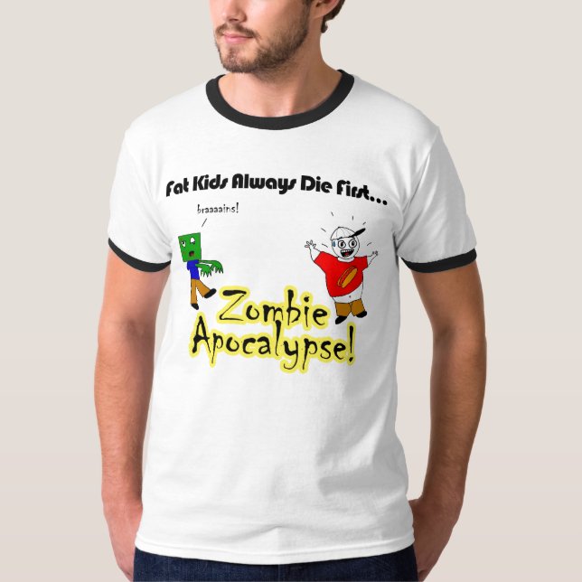 Camiseta ¡Apocalipsis del zombi! (Anverso)