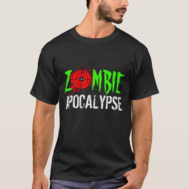 Camiseta apocalipsis zombi (Anverso)