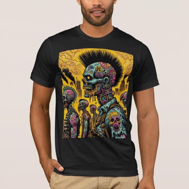 Camiseta Apocalipsis zombie: (Anverso)