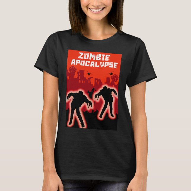 Camiseta Apocalipsis zombie (Anverso)