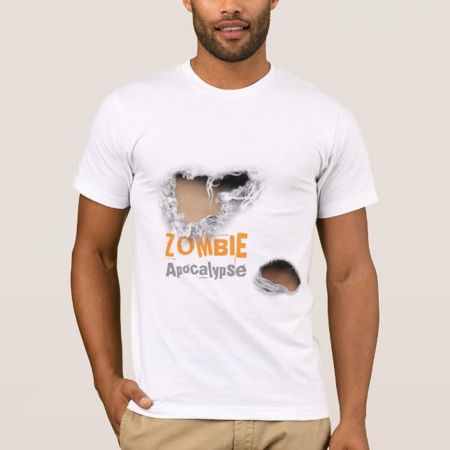 Camiseta Apocalipsis zombie (Anverso)