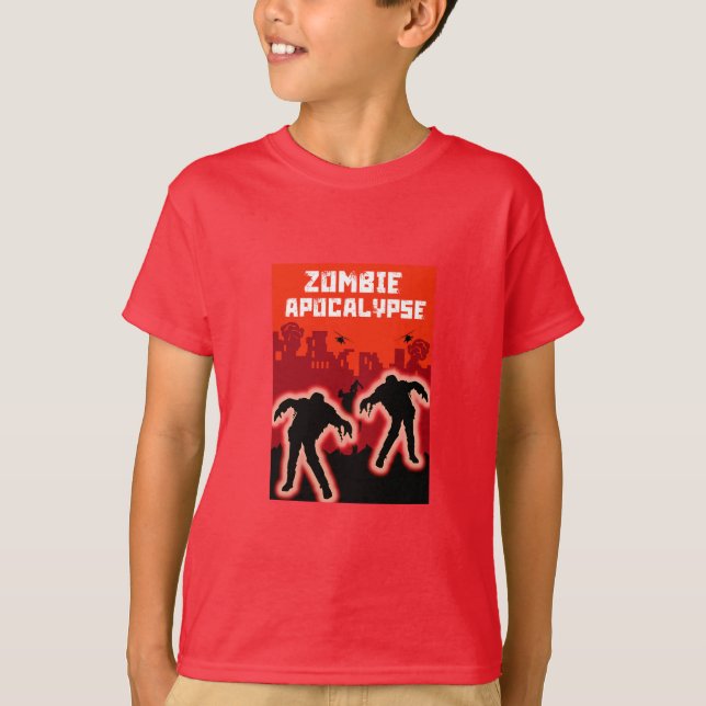 Camiseta Apocalipsis zombie (Anverso)