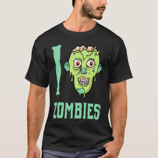 Camiseta Apocalipsis zombie  Me encantan los zombies