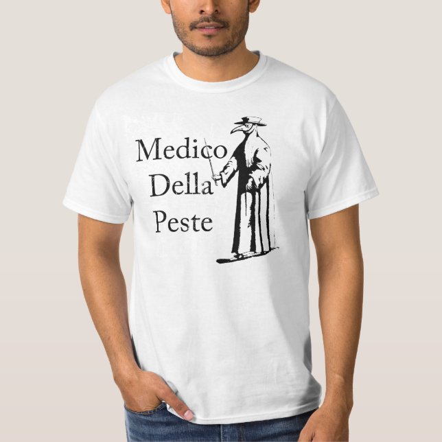 Camiseta Apodo a los estudiantes de medicina Della Peste (Anverso)