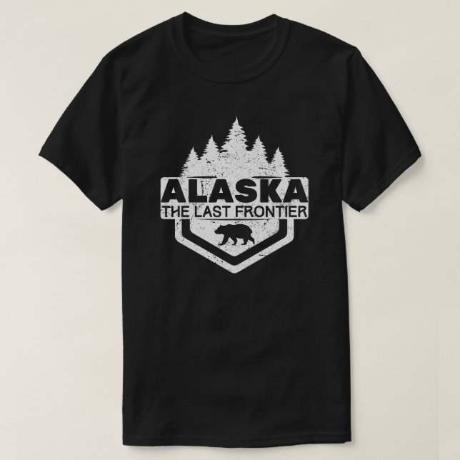 Camiseta Apodo de Alaska "La Última Frontera" (Diseño del anverso)