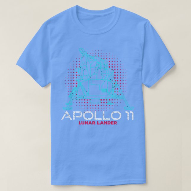 Camiseta Apolo 11 Moon Lander 1 (Diseño del anverso)