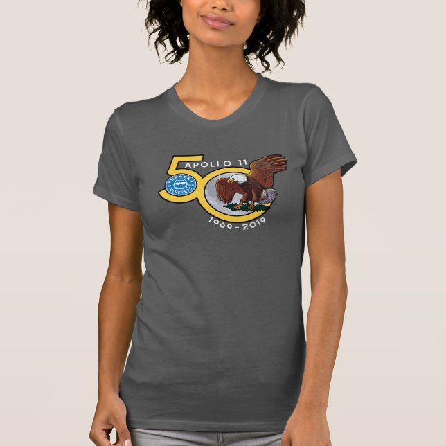 Camiseta Apolo 50 para mujeres de Space Hipsters® (Anverso)