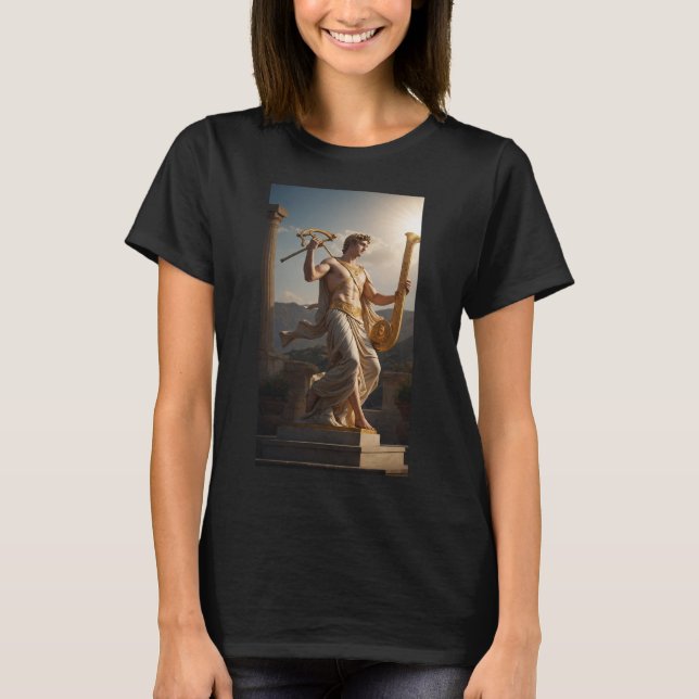 Camiseta Apolo - Dios de la música y la luz (Anverso)