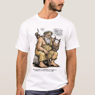 Camiseta Apolo Sobrecargado Dios Jubilado Mitología Griega