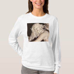 Camiseta Apolo y Daphne, detalle de la cabeza de Daphne