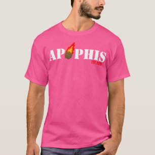 Camiseta Apophis 99942 Astronomía asteroide 13.2029