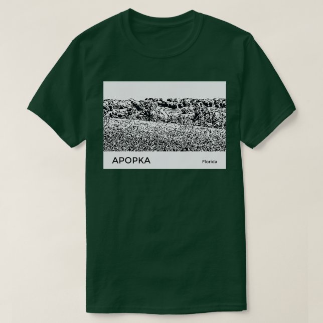 Camiseta Apopka Florida TShirt (Diseño del anverso)