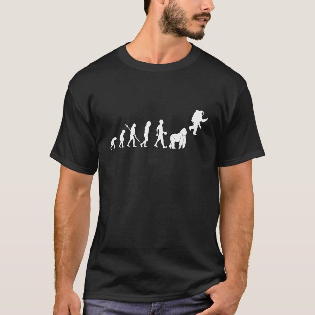 Camiseta Apos A La Evolución De La Luna De Cripto De Manos  (Anverso)