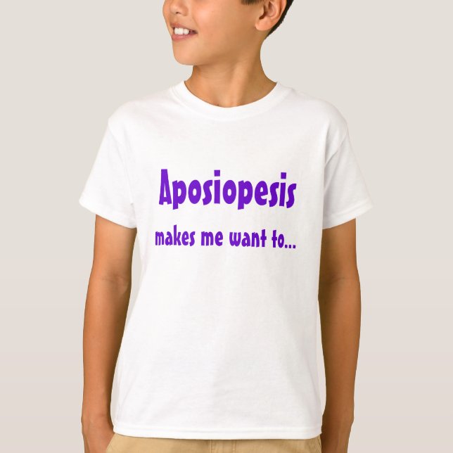 Camiseta Aposiopesis (Anverso)