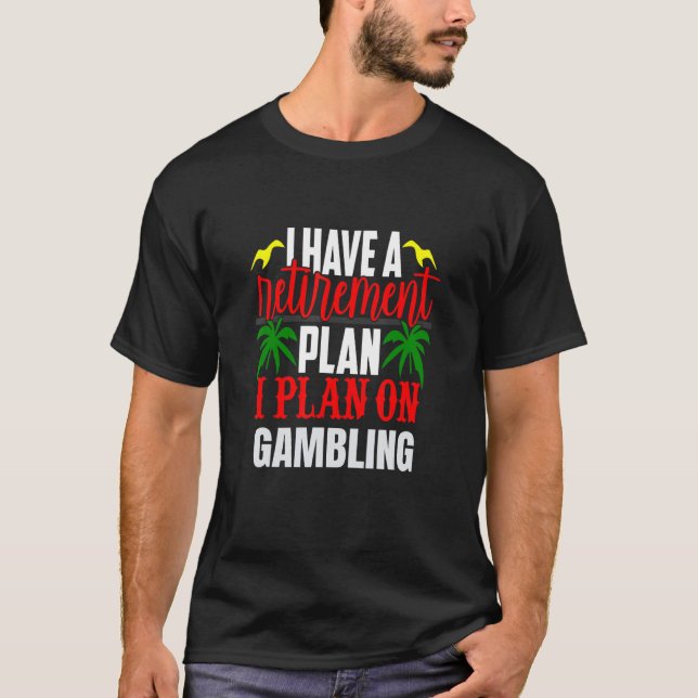 Camiseta Apostar en pensión mensual de retiro (Anverso)