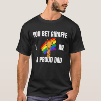Camiseta Apostas A Giraffe Y A Un Padre Orgulloso - Orgullo