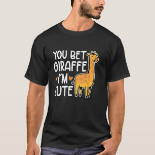 Camiseta Apostas a la jirafa que soy una jirafa de animales