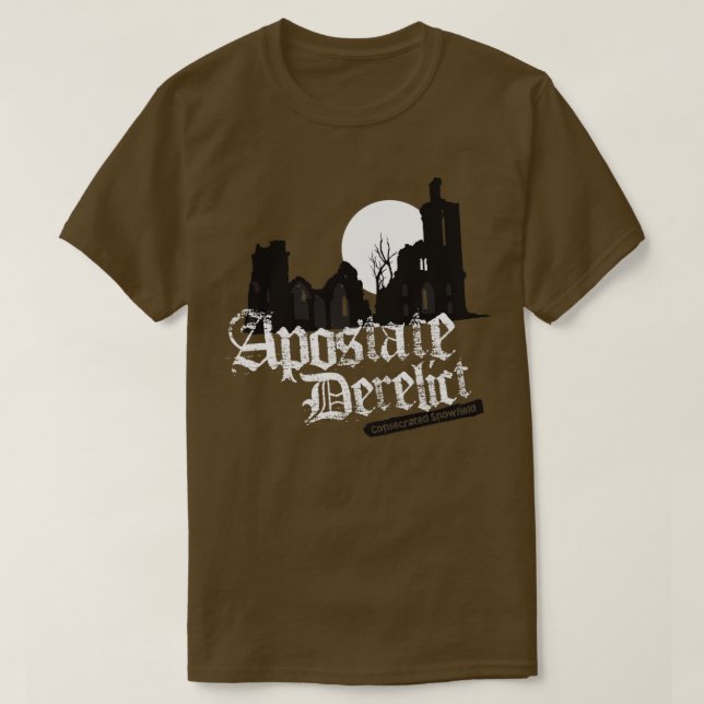 Camiseta Apostate Derelict (Diseño del anverso)