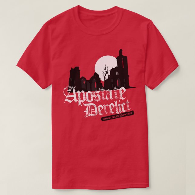 Camiseta Apostate Derelict (Diseño del anverso)
