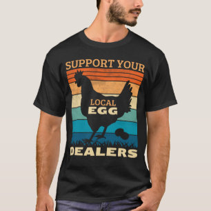 Camiseta Apoya a los distribuidores de huevos locales Granj