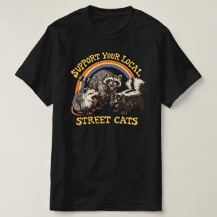 Camiseta Apoya a los gatos callejeros locales - Arte de Map