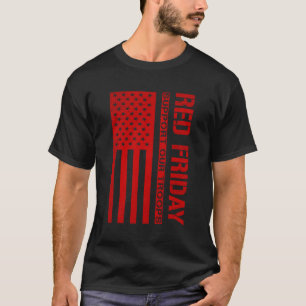 Camiseta Apoya a nuestras tropas el viernes rojo