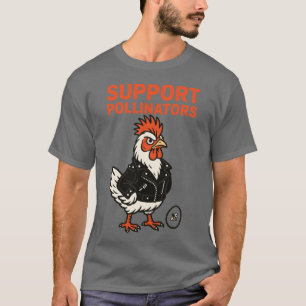 Camiseta Apoya a Polinators Cool Rooster con chaqueta de cu