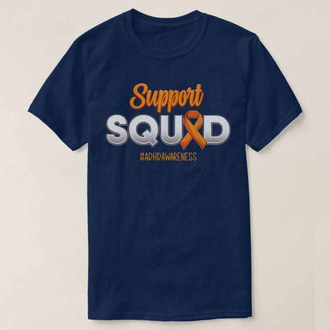 Camiseta Apoya a Squad ADHD Warrior Para Mí (Diseño del anverso)