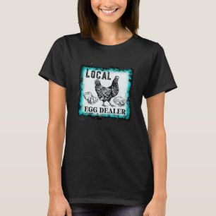 Camiseta Apoya a sus comerciantes locales de huevos y granj