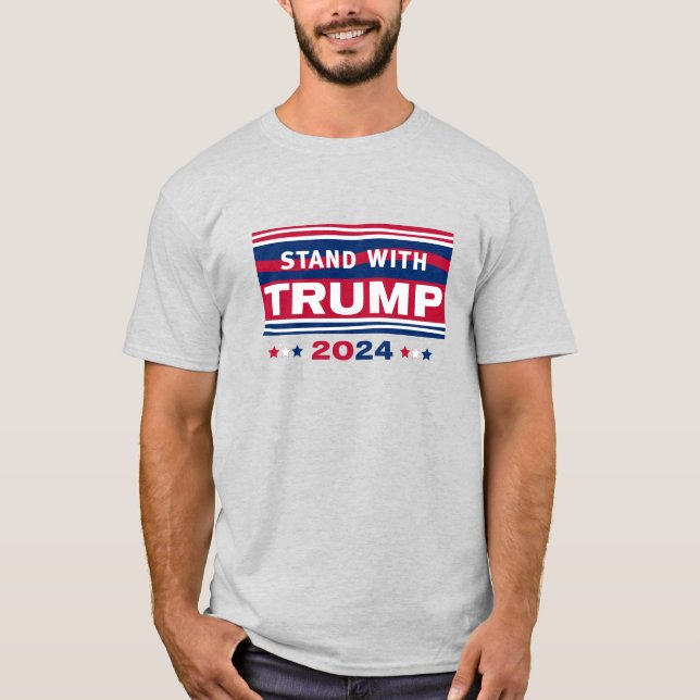 Camiseta Apoya a Trump~2024~MAGA (Anverso)