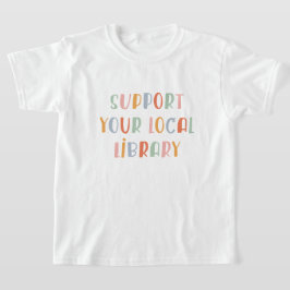 Camiseta Apoya a tu Biblioteca Local