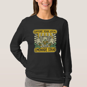 Camiseta Apoya a tu puesto de limonada local Jugo de limón 
