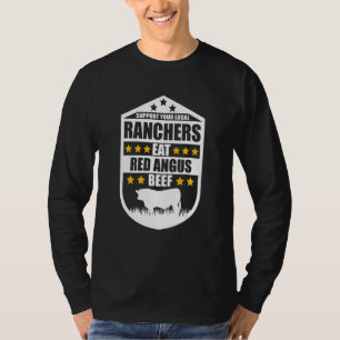 Camiseta Apoya a tus ganaderos locales Come Carne de Vaca G