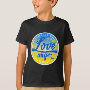 Camiseta Apoya a Ucrania Amor Sobre la Música de la Ira 1 