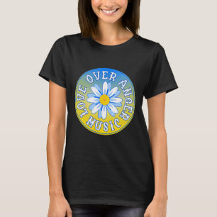 Camiseta Apoya a Ucrania Amor Sobre Música de Ira 2