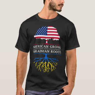 Camiseta Apoya a Ucrania Me mantengo con Ucrania Bandera