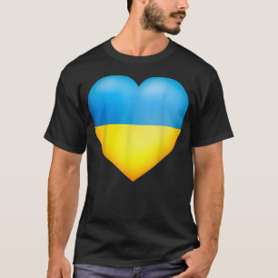 Camiseta Apoya a Ucrania Me mantengo con Ucrania Bandera