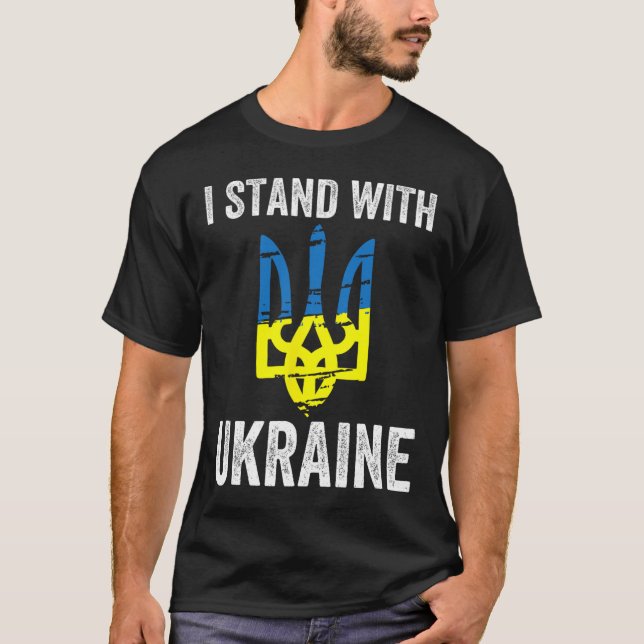 Camiseta Apoya a Ucrania Resiste Protesta  (Anverso)